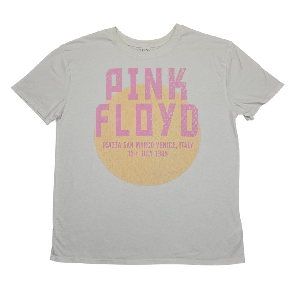 Pink Floyd 2022 Venice 1989 Concert Graphic Tee Gray Sz L 10/12